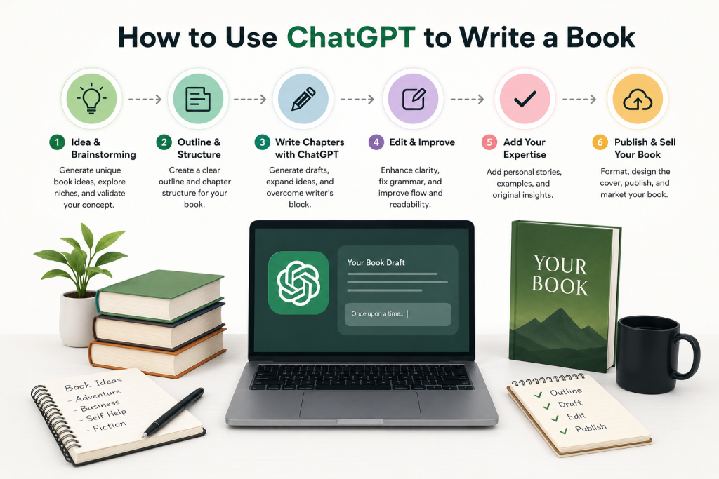 using chatgpt to write book